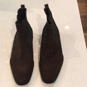 Massimo Emporio chocolate Brown suede men boots 13